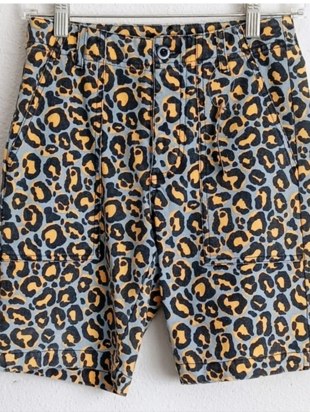 Asos Blue Leopard Shorts Size 26 Streetwear